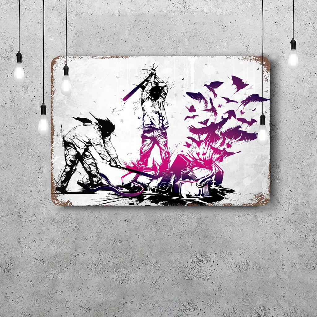 Three days grace band Dekoration Poster Vintage Blechschild Metallschild Dekorative Plakette für Kneipe Bar Man Cave Club Wanddekoration