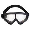 Occhiali da Sole Professionali Antivento Sovradimensionati Goggle Gommati Retrò Polarizzati da Uomo per Moto Nero Opaco