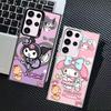Cartoon Kuromi My Melody Case for Samsung Galaxy S20 FE S21 S23 S25Plus S24Ultra S25 S24 FE S22 Ultra Note 20 Ultra Soft Cover