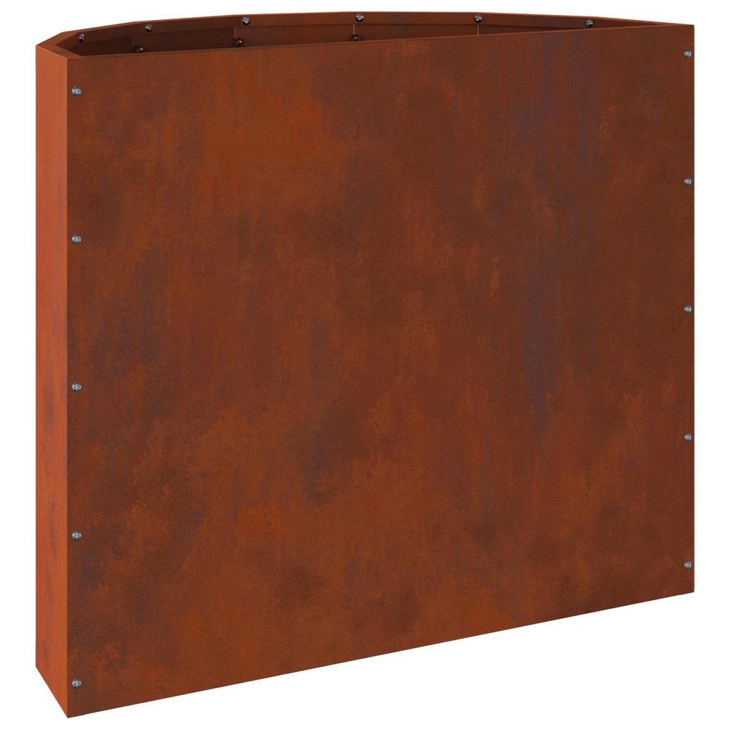 Rustic Planter Box 60 X 30 X 50 Cm Weatherproof Steel