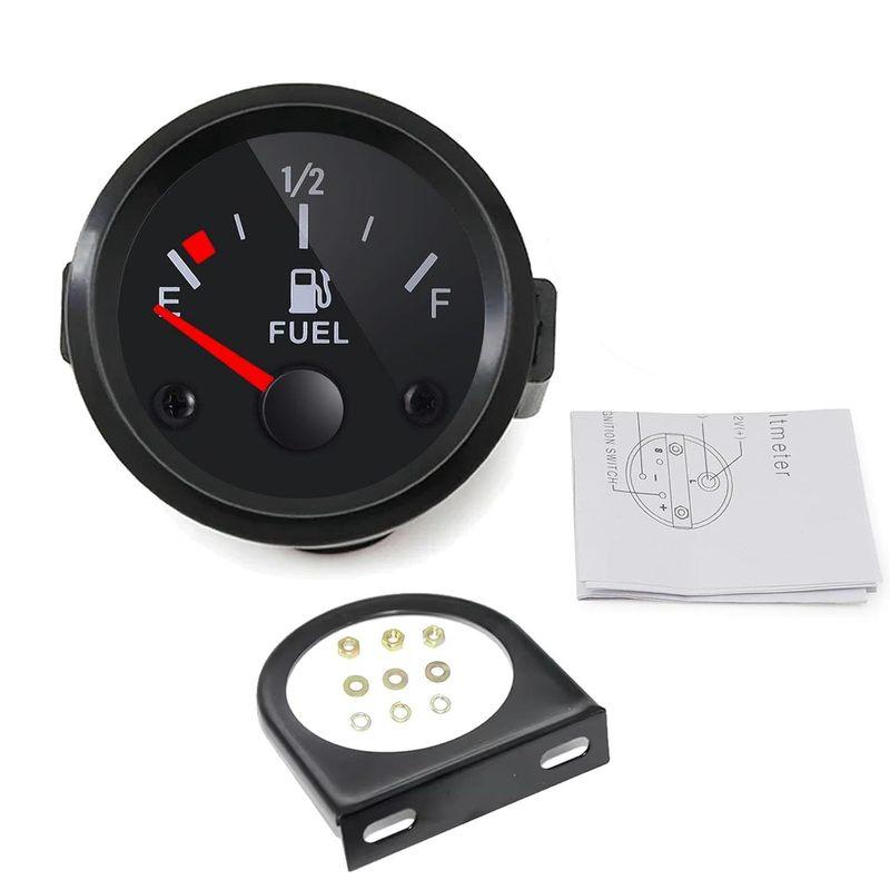 2" 52mm Water Temperature Gauge 100-250℉ Water Temp Gauge Kit DC 12V Mechanical Water Temperature Gauge For Car Truck Motorcycle