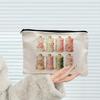 yangyizhi Storage Bag, Large Capacity Travel Organizer, Wear-Resistant Portable Cosmetic Zipper Pouch, for Stationery Makeup And Crafts