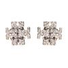 TORY BURCH Tang Liboqi versatile classic logo silver diamond earrings for women 53423-042-Silver F