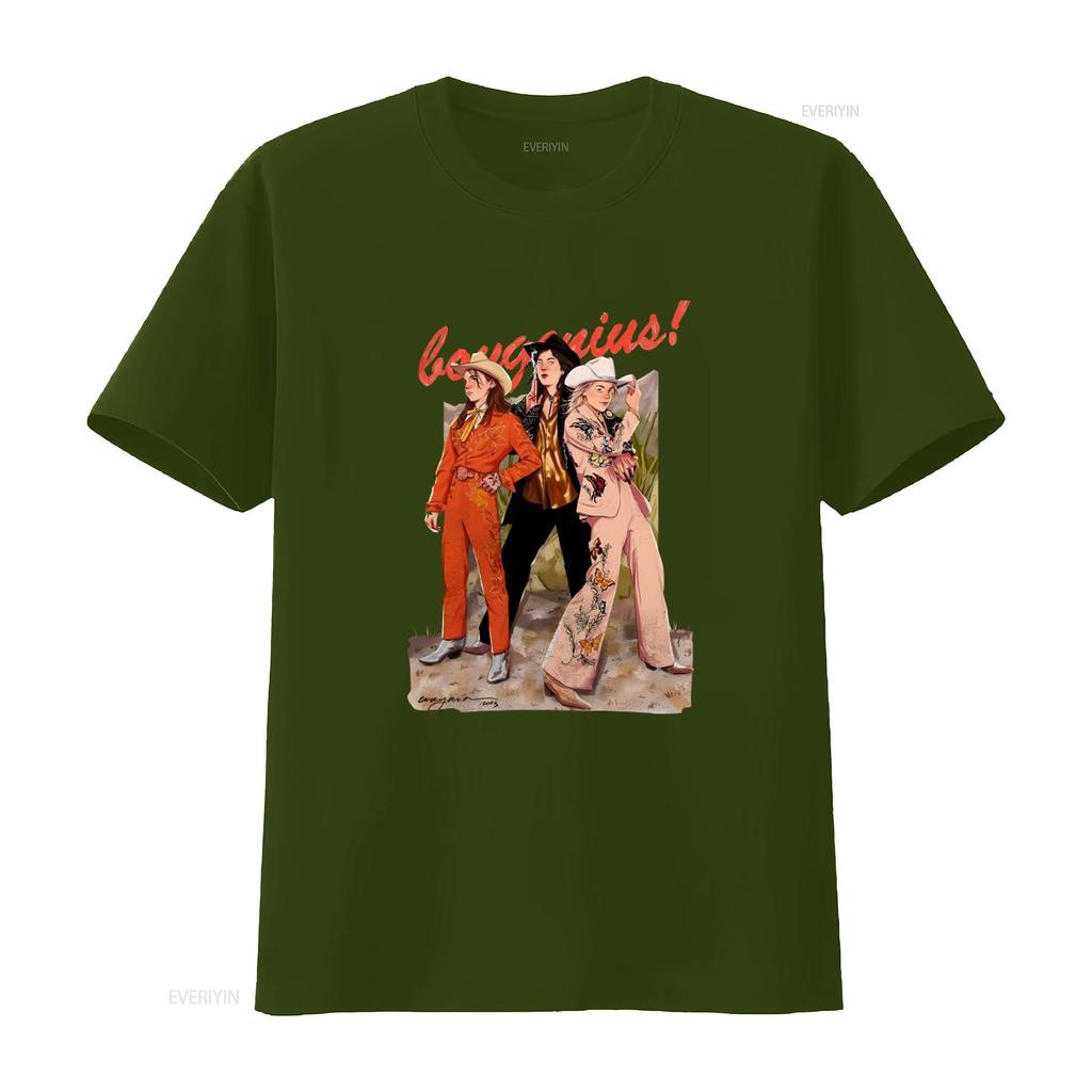 Boygenius 2023 Indie Rock Music Tour T Shirt All Sizes S 5XL Unique Band Design Perfect for Fans vintage Washed graphic