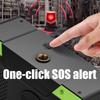 Solar Hand Cranks Radio with FM AM Band Reception Emergency SOS Alarm IPX5 Waterproof for Camping Survival Adventure