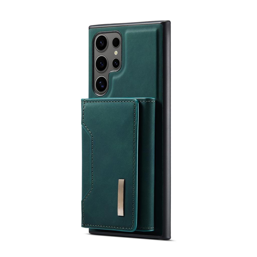 Phone Case Magnet Detachable Wallet Card Holder Stand Function Fit for Samsung Galaxy S24