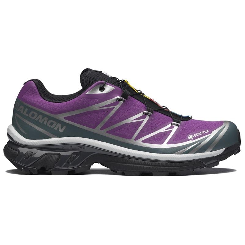 SALOMON XT 6 Trail Running Shoes Unisex Purple Silver L47990100