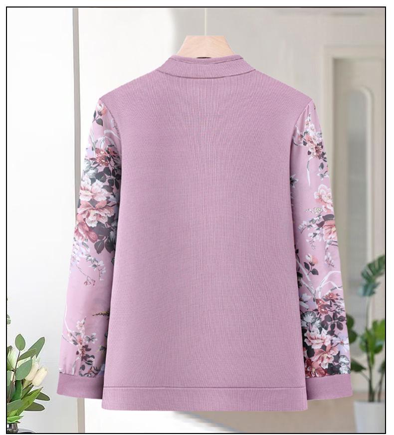 Stylish Knitwear Tops for Middle-Aged & Elderly Women - Spring & Autumn