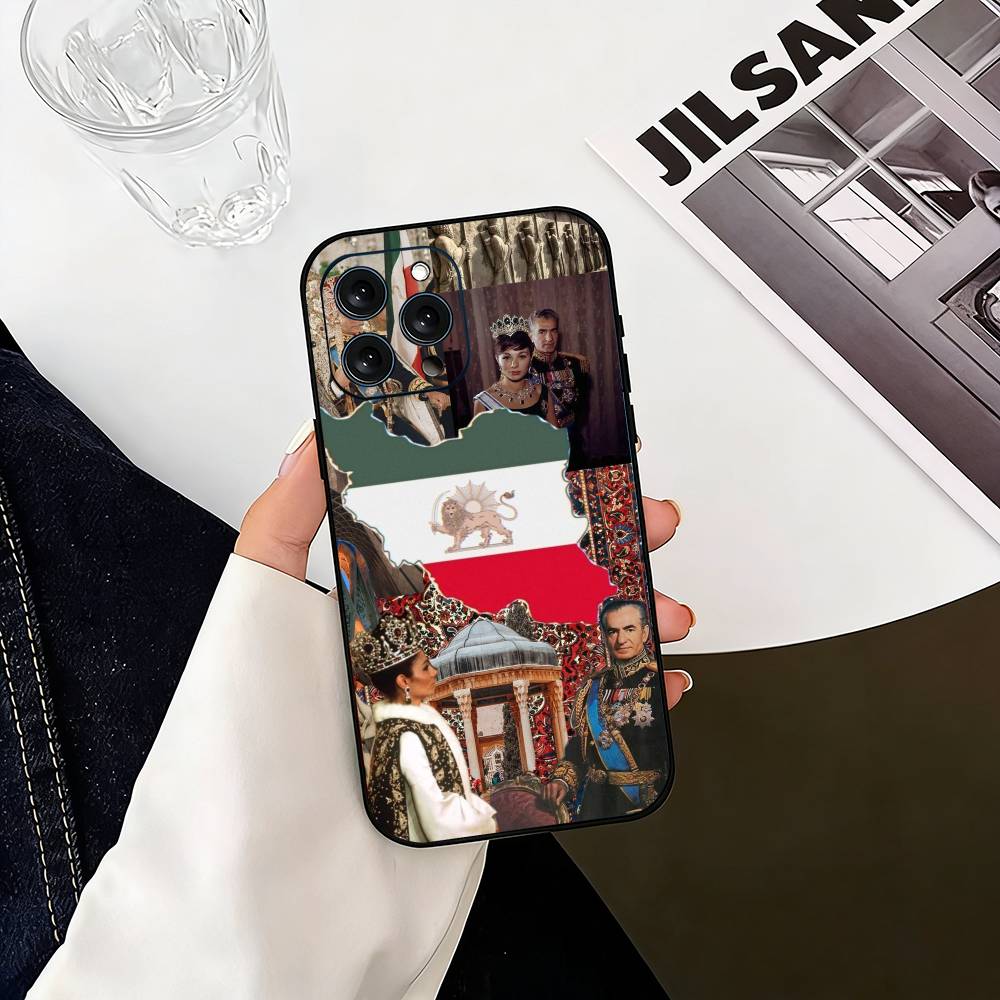 Mohammad R-Reza Pahlavi-I Phone Case For iPhone 17,16,15,14,13,12,11 Plus,Pro Max,XS,Soft Silicone Black Cover
