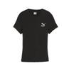 Classics Fashion Soft Versatile Comfortable Solid Color Short Sleeve Regular T-Shirt Women Tops Black 626629-01