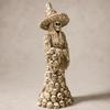 Halloween Skeleton Witch Decor Figurine, Dark Horror Witch Skeleton Scene, Living Room Spooky Tabletop Ornament, Resin Craft
