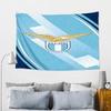 Lazio Football Crest Printed Tapestry, Fabric Tapestry Wall Hanging Decoration for Bedroom, Living Room, Dorm Room Home Party Fan Gifts