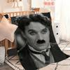 Actor C-Charlie C-Chaplin Blanket Blanket for Couch Sofa Travel Home Picni Flannel Blanket Birthday Gift Warm Comfortable