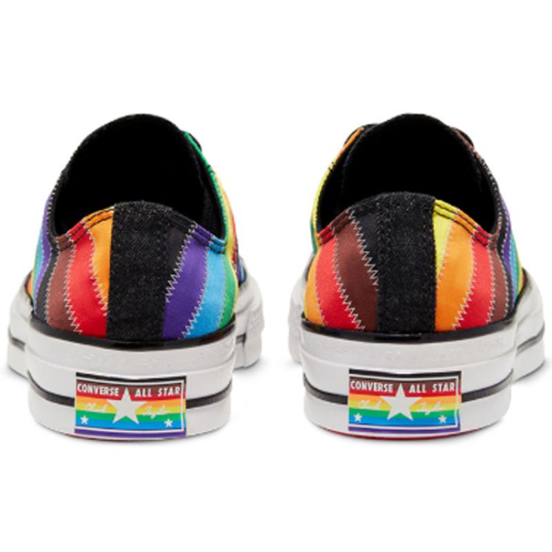 Converse Chuck 70 Low 'Pride - Rainbow' Trendy Comfort Low-Top Espadrilles Unisex Rainbow