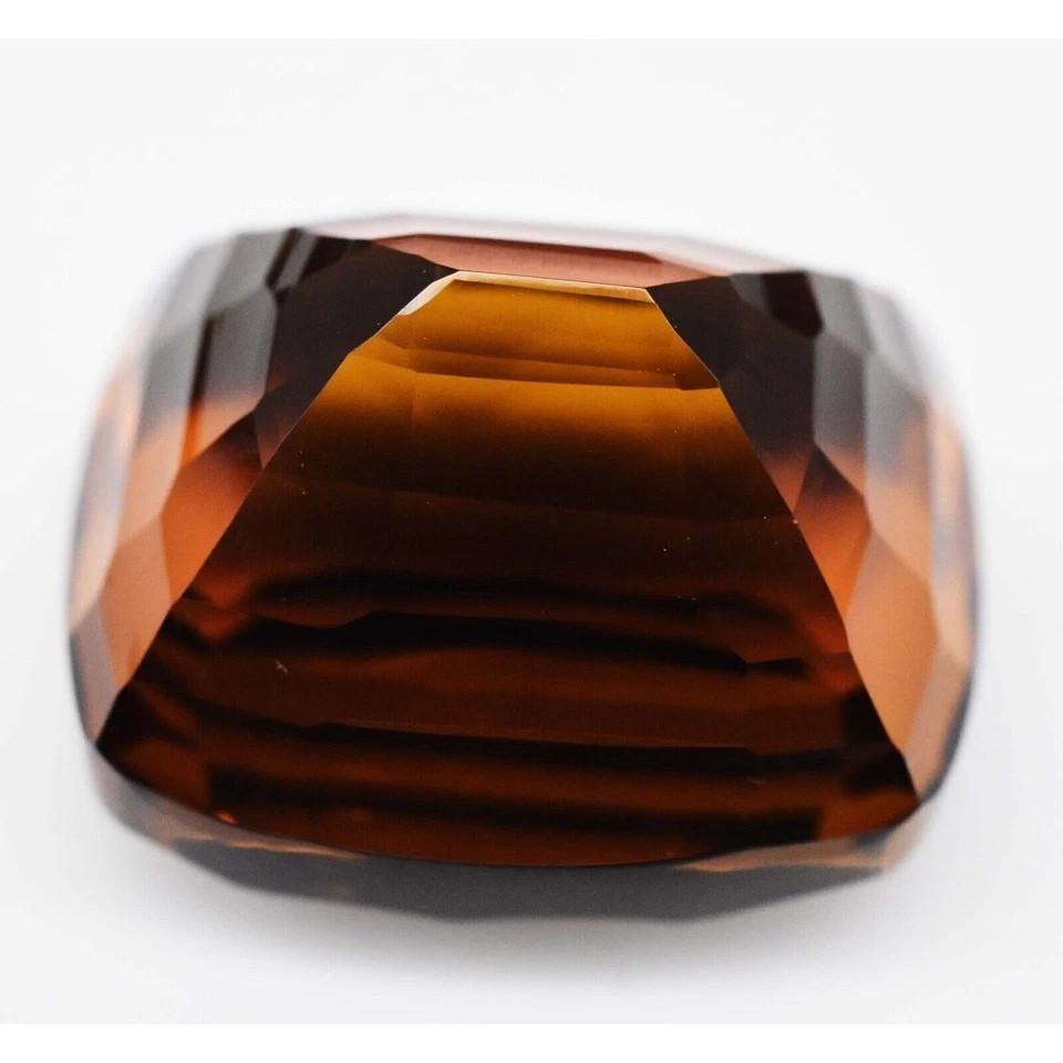 26.90 Ct Natural Tourmaline CRIMSON ORANGE Fine Cut Loose Gemstone, Brazil