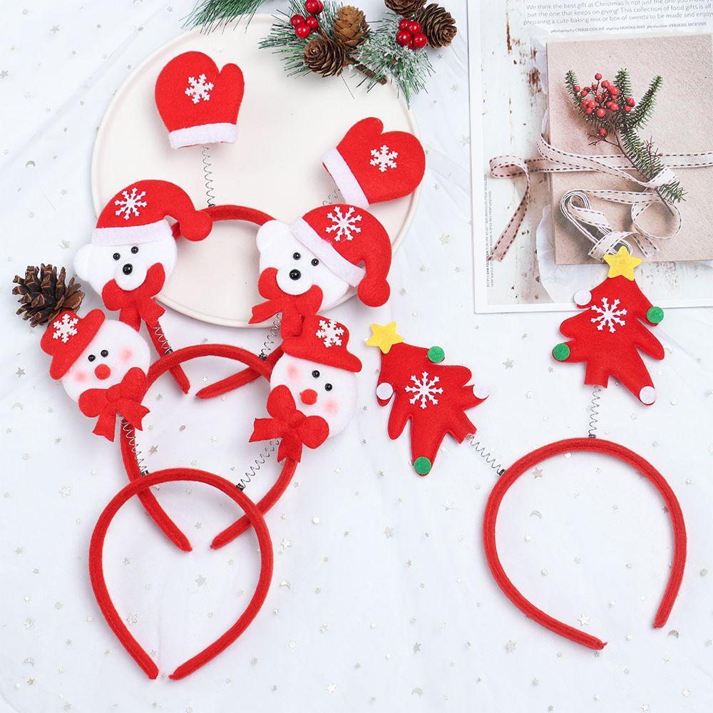 Antlers Lovely Christmas Headbands Xmas Hairband Reindeer Headwear Christmas Decorations