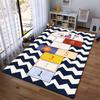 Hopscotch Games Rug with Gifts Design Non-slip rug suitable for living room and bedroom sofas.