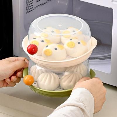 Large Capacity Microwave Heating Steamer Quick Cookware Microwave Steamer  Steamed Eggs