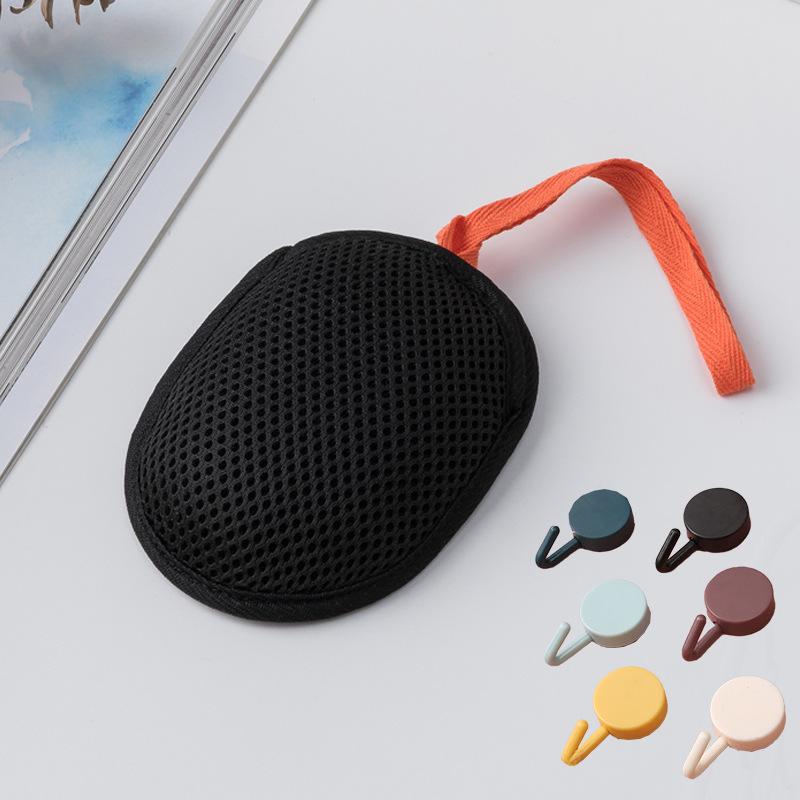 Scented Soap & Bath Ball Duo: Thick, Super Soft Foaming Mesh Bag with Soap Holder