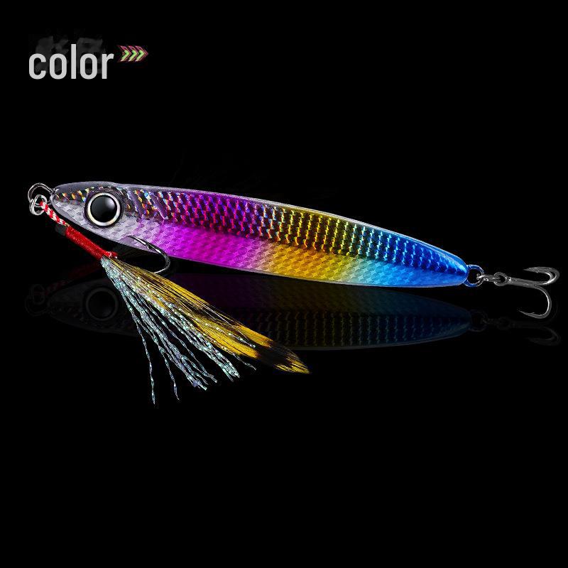 Upturned Mouth Nemesis Fishing Lure: Iron Plate Fish Scale Design for Full Water Layer