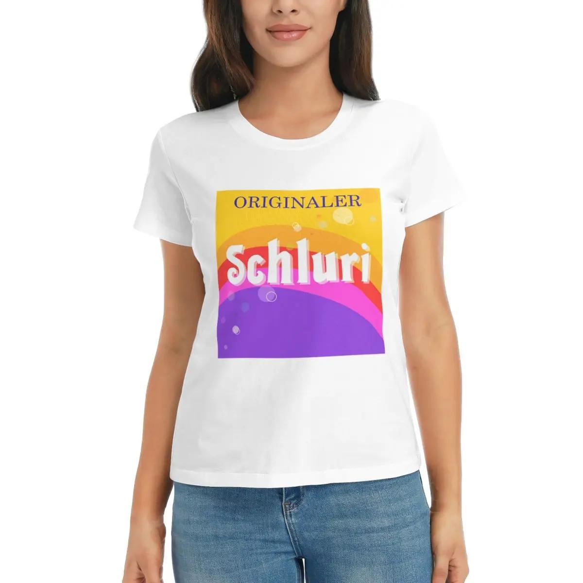 

Women TShirt Paulaner Spezi Parody Original Schluri Summer Short Sleeve Tees Round Neck Cotton T Shirts Clothes Tops Streetwear S