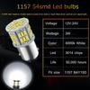 1157 Led Brake Light Bulb, 12V-24V 1157 7528 2357 2057 BAY15D LED Replacement Light Bulb for Brake Tail Light for Car RV Trailer Boat, 54SMD 3014
