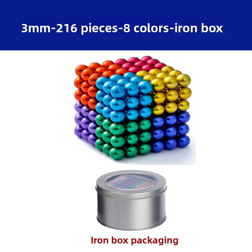3mm 216 Stück Buckyballs 14 Plus Magnetische Kugeln Stressabbau Magnetisches Pädagogisches Bauspielzeug
