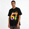 Colorful Dessert Number 67 Graphic Print Casual Short Sleeve Top Pure cotton T-shirt