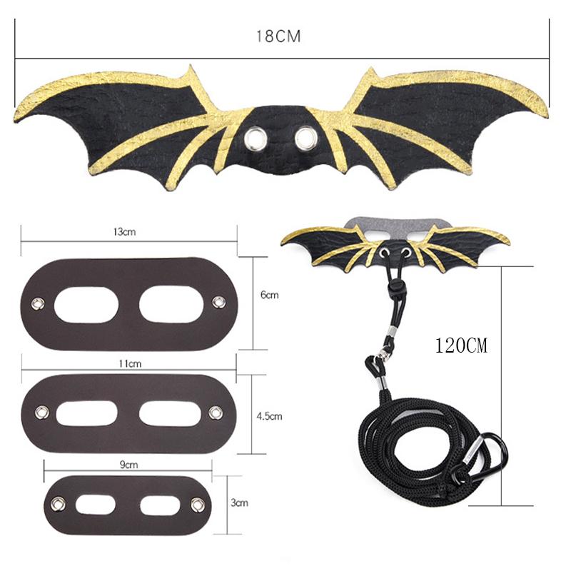 Lizard lead reptile walking lead gecko lead small pet lead colorful wing lead adjustable lizard lead for outdoor carrying