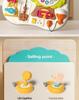 Guyu Montessori Busy Board: Educational Toy for Babies and Toddlers (1-3 Years) - Intellectual Ball Lock Opening Activity