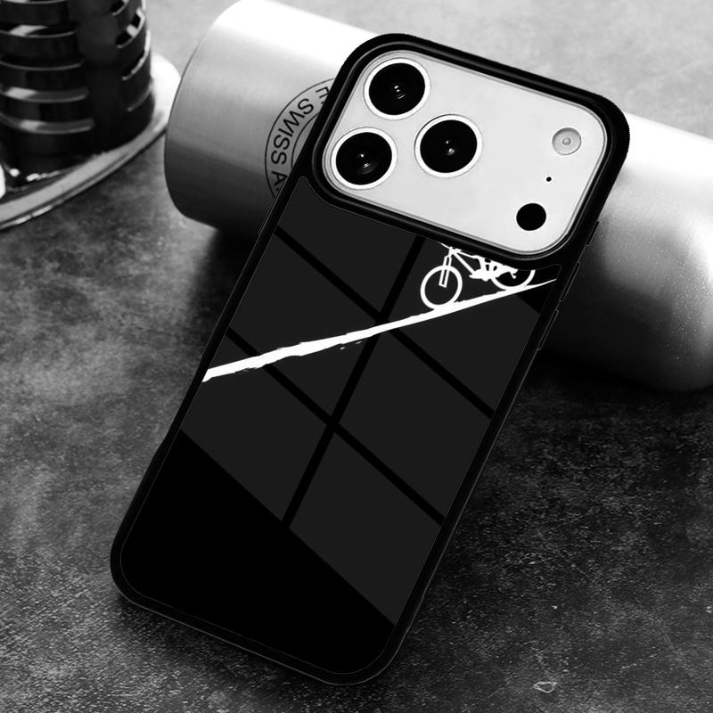 BIKE CYCLING Sport Handyhülle Für iPhone 17 16 15 14 13 12 11 Pro Max Plus 17Air Weiche Silikonhülle