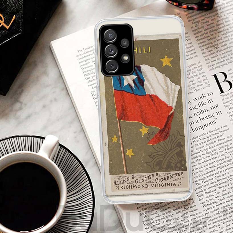 Chile Flag Cover For Samsung Galaxy A52 A42 A32 A22 A12 A50 A51 Phone Case A70 A71 A40 A41 A30S A31 A20E A21S A10S Galaxy A52 A4