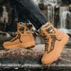 Fashion Men Boots Desert Tactical Boots High Top Outdoor Hiking Shoes Ankle Work Safty Sneakers Climbing Shoes