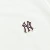 MLB New York Yankees Logo Print Atmungsaktives Rundhals-Kurzarm-T-Shirt Unisex T-Shirt Weiß 3ATSB0434-50CRS