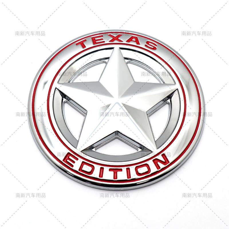 TEXAS EDITION Sticker Is Suitable for JEEP's Personalized Modification of the Grand Cherokee Car Sticker Emblem Metal Sticker