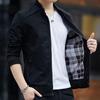 Jacke Herbst und Winter Koreanische Version Trend Slim Casual Stehkragen Herrenbekleidung