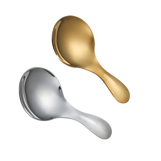Stainless Steel Mini Spoon Short Handled Spoon Ice Cream Spoon Milk Powder Spoon for Kitchen Restaurant