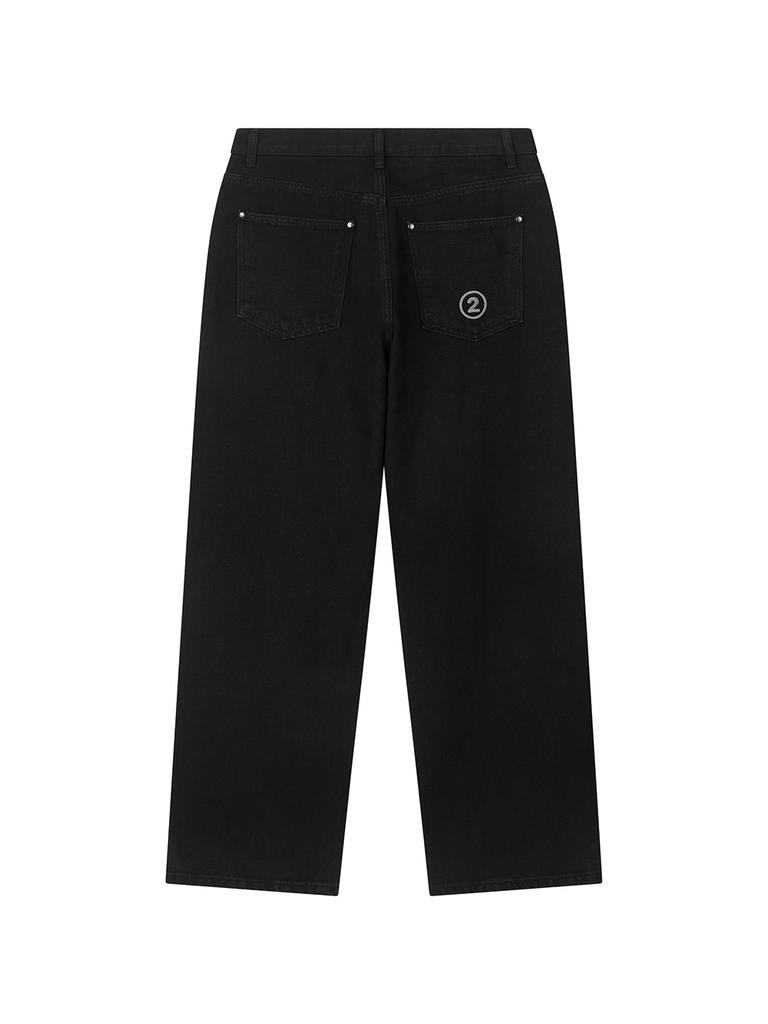 Aesseu Relaxed Jeans_Black