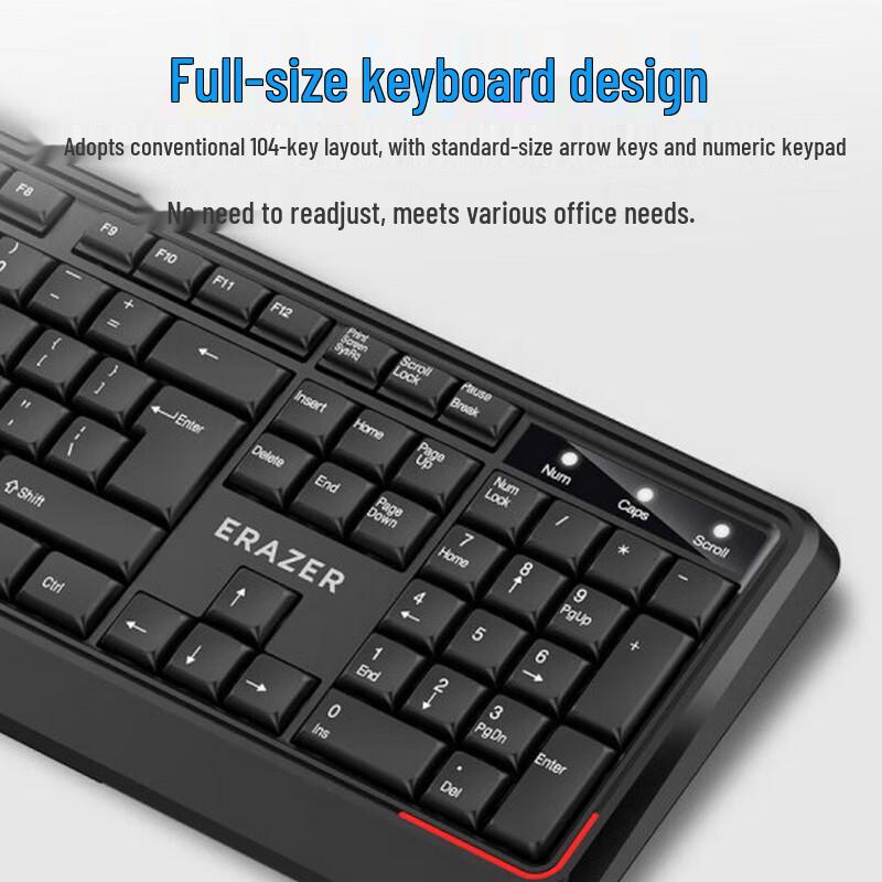 Lenovo KN201 2.4G Wireless Keyboard and Mouse Combo