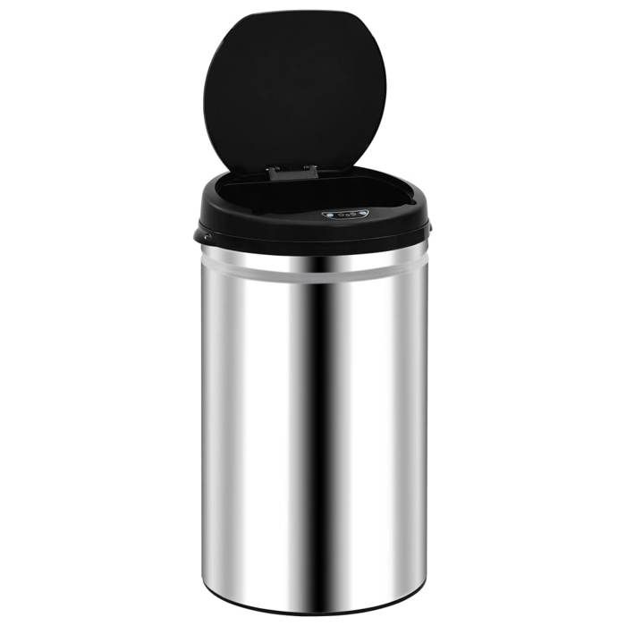 VidaXL Automatic Sensor Bin Waste Bin Rubbish Bin Recycling Bin Office Living Room Home 322693