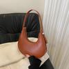 Women Female Solid Color PU Leather Clutch Handbags Tote Bags Hobos Bags Underarm Bag