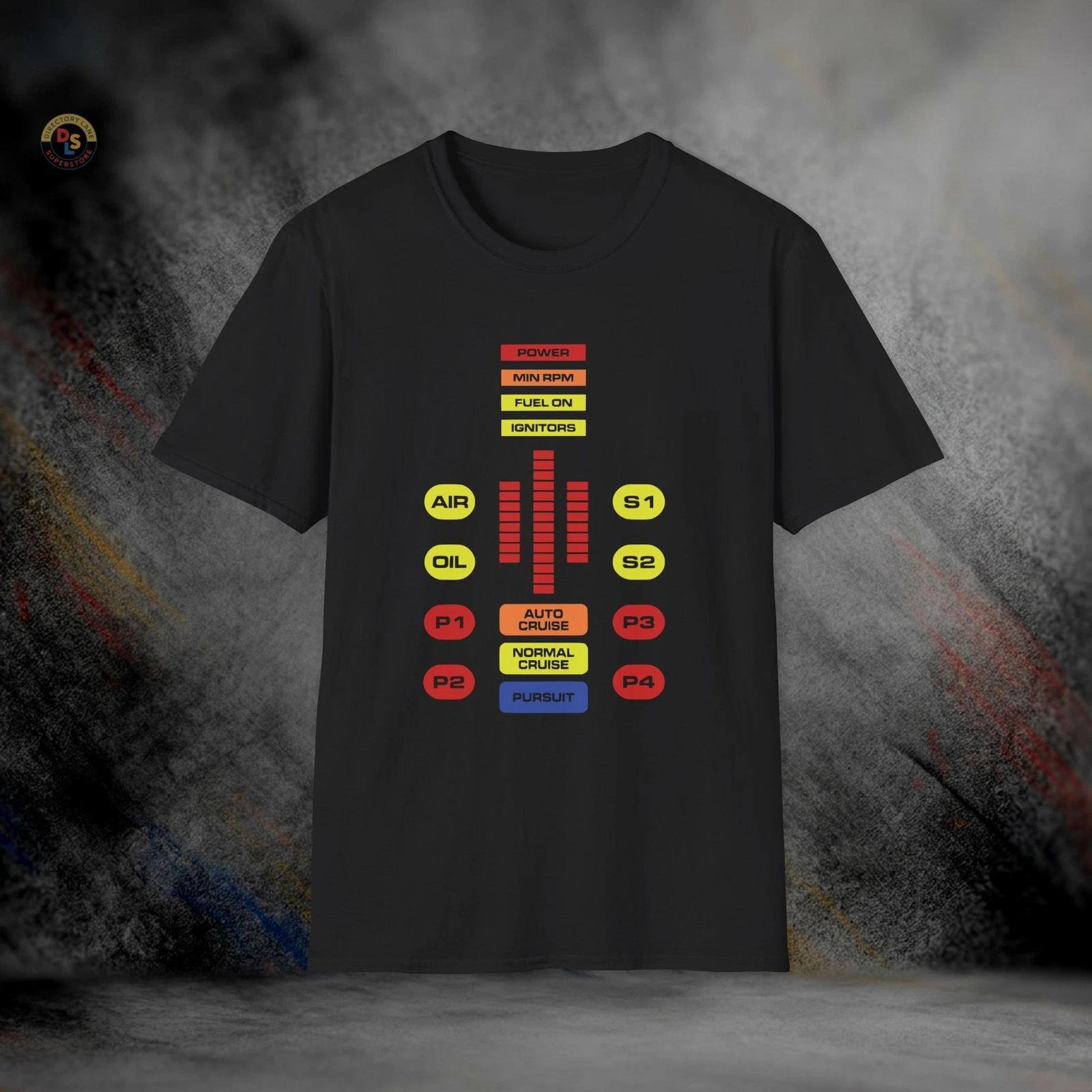 Kitt Knight Rider Dashboard T-Shirt | Softstyle Tee L