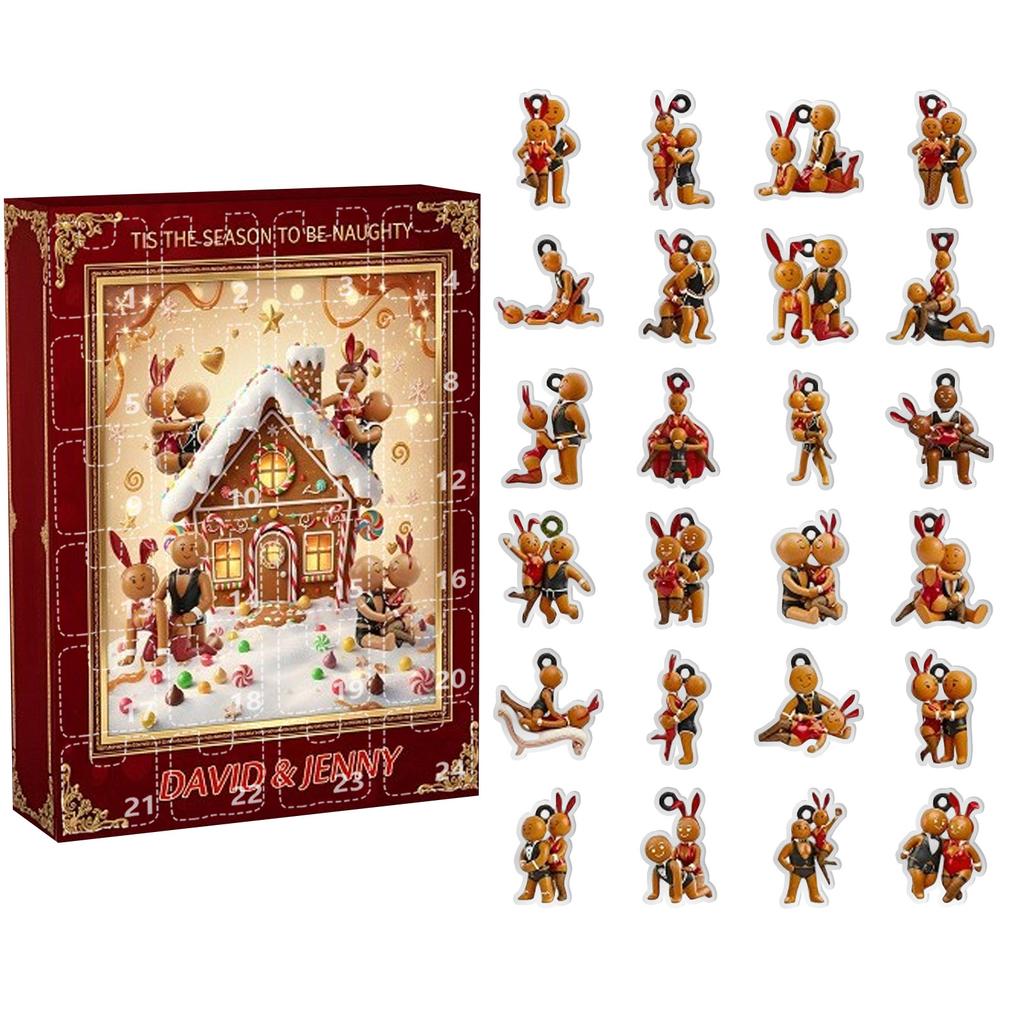 Christmas Advent Calendar, 24-day Advent Calendar Holiday Countdown Collection, Pendant Box Suitable For Christmas Surprise Gifts