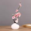 Mini White Matte Ceramic Vase for Dried Flowers - Nordic Hydroponic Home Decoration