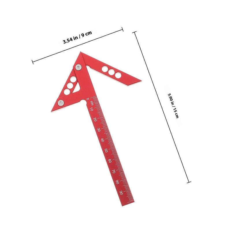 Narzędzie do znakowania Czerwony traser do znajdowania linii środkowej w stolarstwie