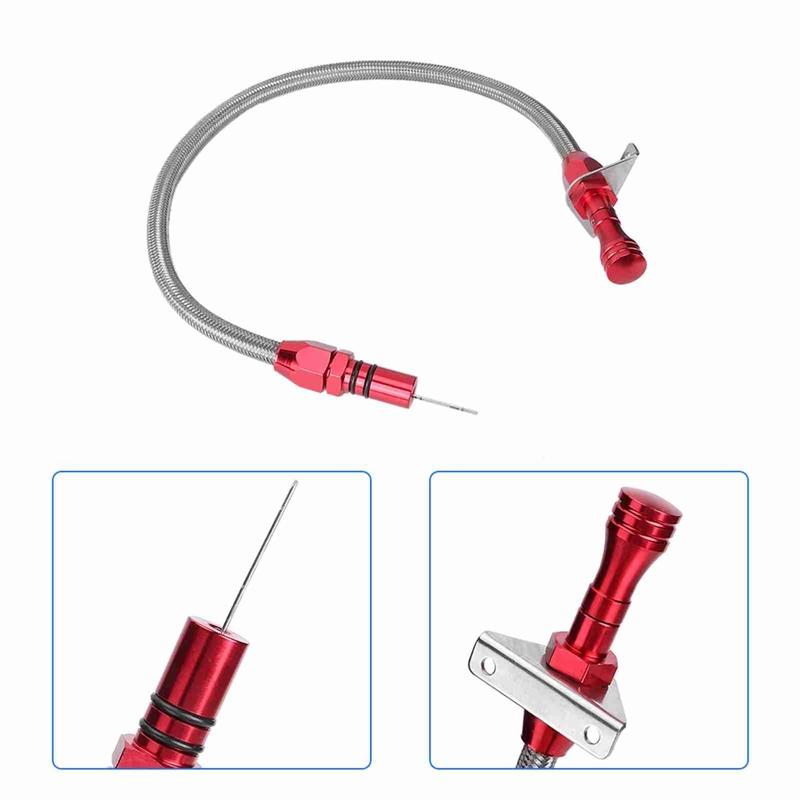 Stainless Steel Transmission Dipstick Fit for Chevrolet / GM TH350 350Red