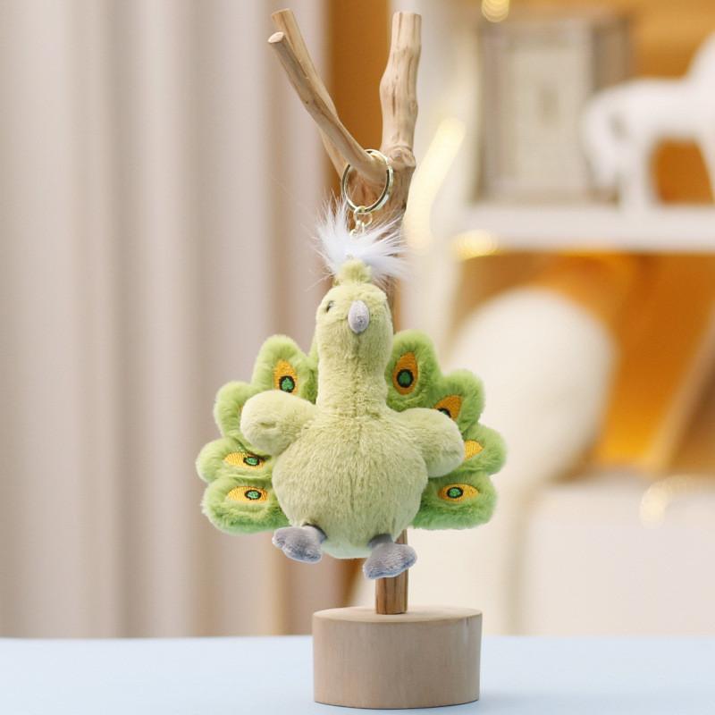 Cartoon Peacock Stuffed Animal Doll With Pp Cotton Filling For Gifts And Decor