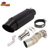 Slip On For CFMOTO 450MT 450 MT IBEX 450 2024 2025 Motorcycle Exhaust Escape Moto Systems Middle Link Pipe Carbon Fibe Muffler