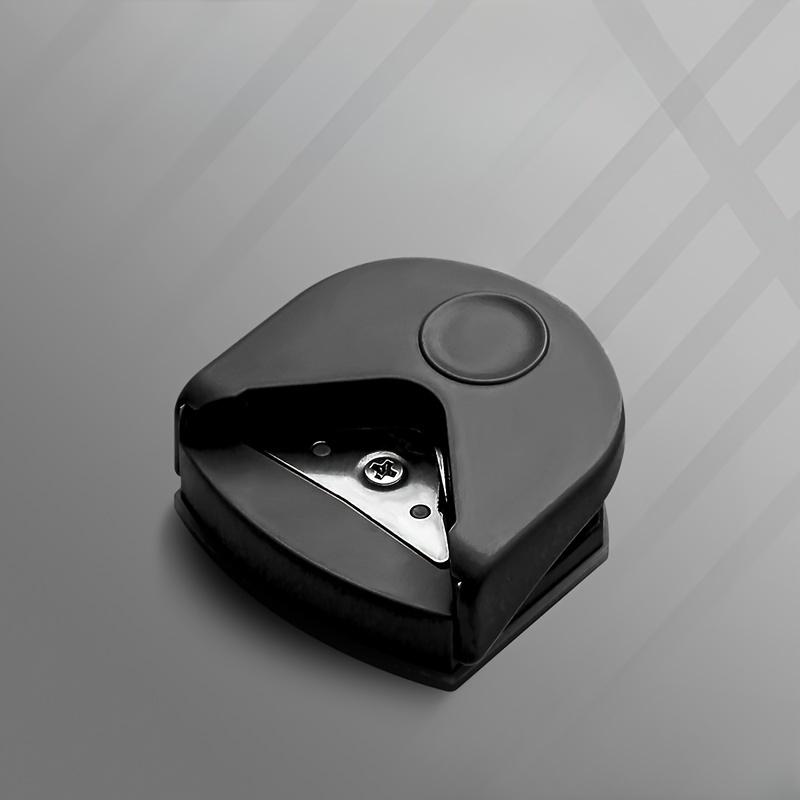 

1 шт. Розовый картонный фото Пуантель резак: Создавайте идеально закругленные углы для фотографий и бумаги! чёрный