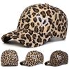 Unisex Love Embroidery Leopard Print Baseball Caps Spring Autumn Outdoor Adjustable Casual Hats Sunscreen Hat Sports Cap